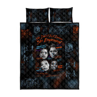 She Didn't Just Dream She Engineered Quilt Bed Set African Celebrating Trailblazing Black Women Innovators in Technology and Engineering - Wonder Print Shop