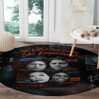 She Didn't Just Dream She Engineered Round Carpet African Celebrating Trailblazing Black Women Innovators in Technology and Engineering - Wonder Print Shop