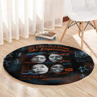She Didn't Just Dream She Engineered Round Carpet African Celebrating Trailblazing Black Women Innovators in Technology and Engineering - Wonder Print Shop
