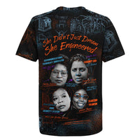 She Didn't Just Dream She Engineered Rugby Jersey African Celebrating Trailblazing Black Women Innovators in Technology and Engineering - Wonder Print Shop