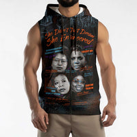 She Didn't Just Dream She Engineered Sleeveless Zip Hoodie African Celebrating Trailblazing Black Women Innovators in Technology and Engineering - Wonder Print Shop