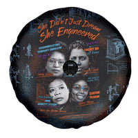 She Didn't Just Dream She Engineered Spare Tire Cover African Celebrating Trailblazing Black Women Innovators in Technology and Engineering - Wonder Print Shop