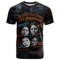 She Didn't Just Dream She Engineered T Shirt African Celebrating Trailblazing Black Women Innovators in Technology and Engineering - Wonder Print Shop