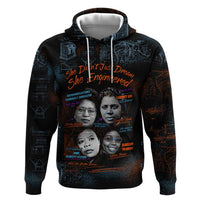She Didn't Just Dream She Engineered Zip Hoodie African Celebrating Trailblazing Black Women Innovators in Technology and Engineering - Wonder Print Shop