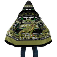 Christmas T Rex Tree Cloak Xmas Holiday Patterns - Wonder Print Shop