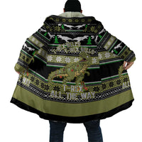 Christmas T Rex Tree Cloak Xmas Holiday Patterns - Wonder Print Shop