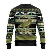 Christmas T Rex Tree Ugly Christmas Sweater Xmas Holiday Patterns - Wonder Print Shop