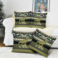 Christmas T Rex Tree Pillow Cover Xmas Holiday Patterns - Wonder Print Shop