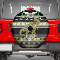 Christmas T Rex Tree Spare Tire Cover Xmas Holiday Patterns - Wonder Print Shop