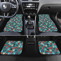 Christmas Teapot Group Car Mats Xmas Holiday Patterns - Wonder Print Shop