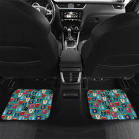 Christmas Teapot Group Car Mats Xmas Holiday Patterns - Wonder Print Shop