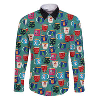 Christmas Teapot Group Family Matching Short Sleeve Bodycon Dress and Hawaiian Shirt Xmas Holiday Patterns - Wonder Print Shop