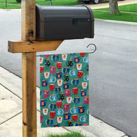 Christmas Teapot Group Garden Flag Xmas Holiday Patterns - Wonder Print Shop