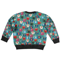 Christmas Teapot Group Kid Ugly Christmas Sweater Xmas Holiday Patterns - Wonder Print Shop