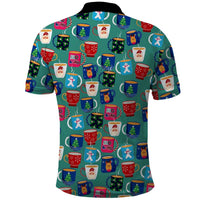 Christmas Teapot Group Polo Shirt Xmas Holiday Patterns - Wonder Print Shop