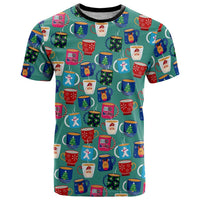 Christmas Teapot Group T Shirt Xmas Holiday Patterns - Wonder Print Shop