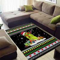 Christmas Tennis Snowman Area Rug Xmas Holiday Patterns - Wonder Print Shop