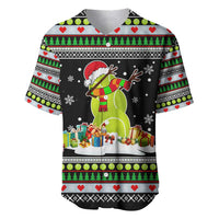 Christmas Tennis Snowman Baseball Jersey Xmas Holiday Patterns - Wonder Print Shop
