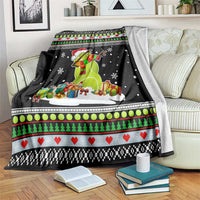 Christmas Tennis Snowman Blanket Xmas Holiday Patterns - Wonder Print Shop