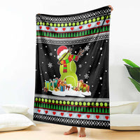 Christmas Tennis Snowman Blanket Xmas Holiday Patterns - Wonder Print Shop