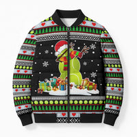 Christmas Tennis Snowman Bomber Puffer Jacket Xmas Holiday Patterns - Wonder Print Shop