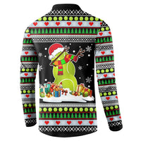 Christmas Tennis Snowman Button Sweatshirt Xmas Holiday Patterns - Wonder Print Shop