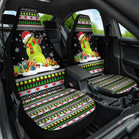 Christmas Tennis Snowman Car Seat Cover Xmas Holiday Patterns - Wonder Print Shop