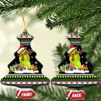 Christmas Tennis Snowman Ceramic Ornament Xmas Holiday Patterns - Wonder Print Shop
