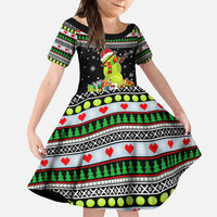 Christmas Tennis Snowman Family Matching Mermaid Dress and Hawaiian Shirt Xmas Holiday Patterns - Wonder Print Shop
