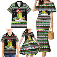 Christmas Tennis Snowman Family Matching Mermaid Dress and Hawaiian Shirt Xmas Holiday Patterns - Wonder Print Shop