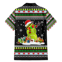 Christmas Tennis Snowman Family Matching Mermaid Dress and Hawaiian Shirt Xmas Holiday Patterns - Wonder Print Shop