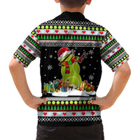 Christmas Tennis Snowman Family Matching Summer Maxi Dress and Hawaiian Shirt Xmas Holiday Patterns - Wonder Print Shop