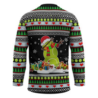 Christmas Tennis Snowman Hockey Jersey Xmas Holiday Patterns - Wonder Print Shop