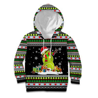 Christmas Tennis Snowman Kid Hoodie Xmas Holiday Patterns - Wonder Print Shop