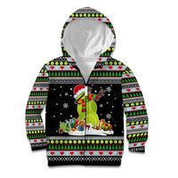 Christmas Tennis Snowman Kid Hoodie Xmas Holiday Patterns - Wonder Print Shop