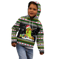 Christmas Tennis Snowman Kid Hoodie Xmas Holiday Patterns - Wonder Print Shop