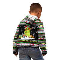 Christmas Tennis Snowman Kid Hoodie Xmas Holiday Patterns - Wonder Print Shop