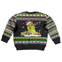 Christmas Tennis Snowman Kid Ugly Christmas Sweater Xmas Holiday Patterns - Wonder Print Shop