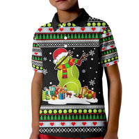 Christmas Tennis Snowman Kid Polo Shirt Xmas Holiday Patterns - Wonder Print Shop