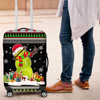 Christmas Tennis Snowman Luggage Cover Xmas Holiday Patterns - Wonder Print Shop