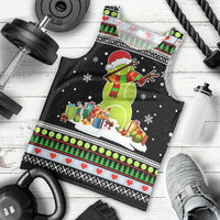 Christmas Tennis Snowman Men Tank Top Xmas Holiday Patterns - Wonder Print Shop