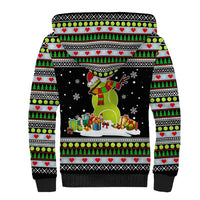 Christmas Tennis Snowman Sherpa Hoodie Xmas Holiday Patterns - Wonder Print Shop