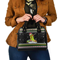 Christmas Tennis Snowman Shoulder Handbag Xmas Holiday Patterns - Wonder Print Shop