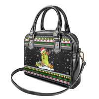 Christmas Tennis Snowman Shoulder Handbag Xmas Holiday Patterns - Wonder Print Shop