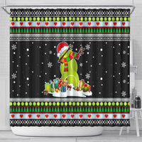 Christmas Tennis Snowman Shower Curtain Xmas Holiday Patterns - Wonder Print Shop