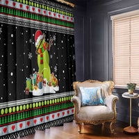 Christmas Tennis Snowman Window Curtain Xmas Holiday Patterns - Wonder Print Shop