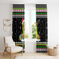 Christmas Tennis Snowman Window Curtain Xmas Holiday Patterns - Wonder Print Shop