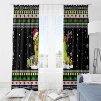 Christmas Tennis Snowman Window Curtain Xmas Holiday Patterns - Wonder Print Shop