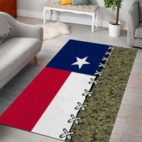 Christmas Texas Camo Area Rug Xmas Holiday Patterns - Wonder Print Shop