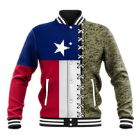 Christmas Texas Camo Baseball Jacket Xmas Holiday Patterns - Wonder Print Shop